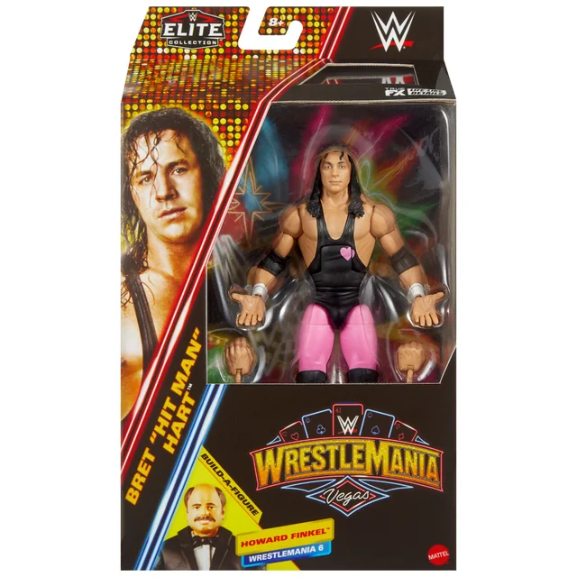 WWE Elite Premium Live Event WrestleMania Bret Hart Action Figure (6")