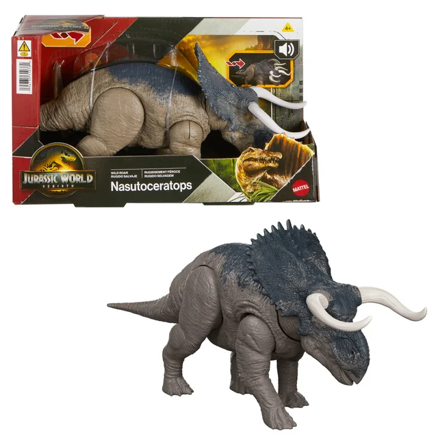 Jurassic World Saga Wild Roar: Nasutoceratops Dinosaur Figure