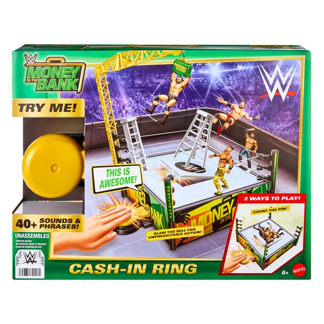 WWE 6" Money in the Bank Kickout Ring Playset