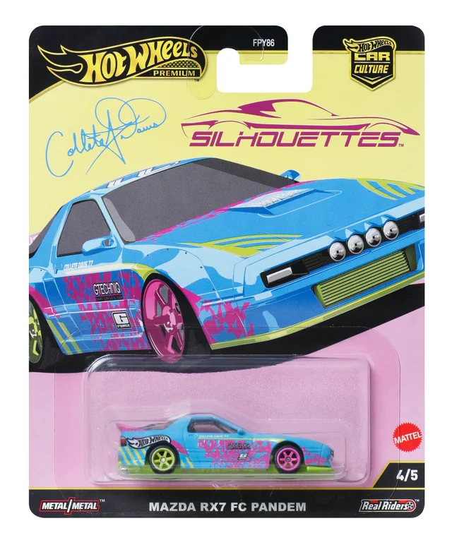 Hot Wheels Premium Car Silhouettes Mazda RX7 FC Pandem