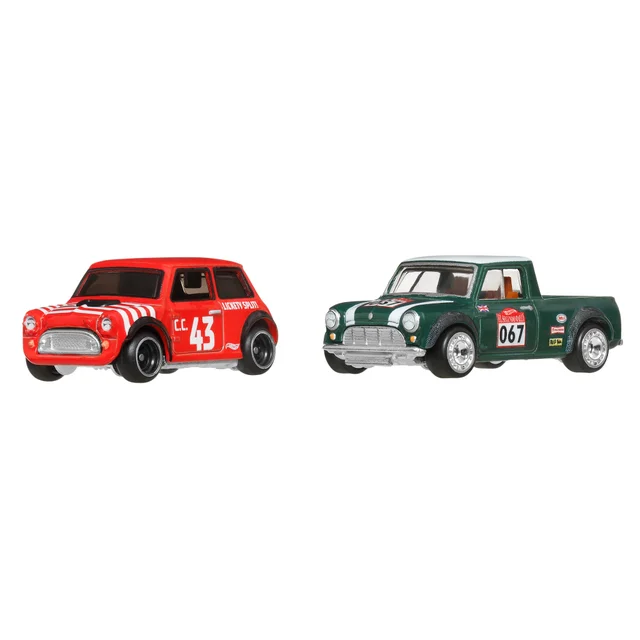 Hot Wheels Premium 2-Pack 2025 Mix 1 Morris Mini & 67 Austin Mini Pickup