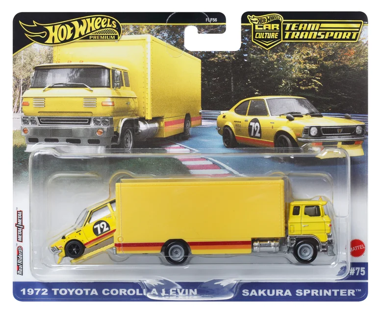 Hot Wheels Premium Team Transport Mix 1 72 Toyota Corolla Levin
