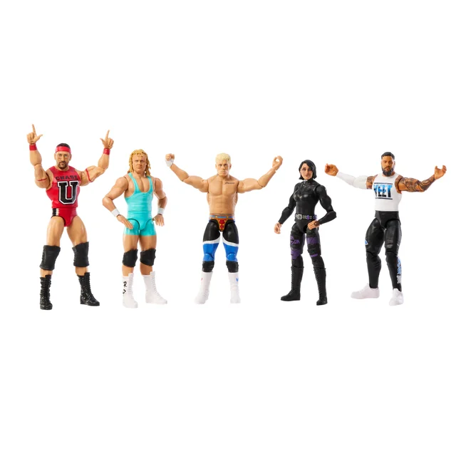WWE Main Event Series 153 Complete 5-Pack Action Figure Bundle (6")