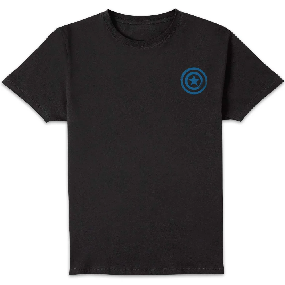 Marvel Rivals Captain America Unisex T-Shirt - Black - S Image 1