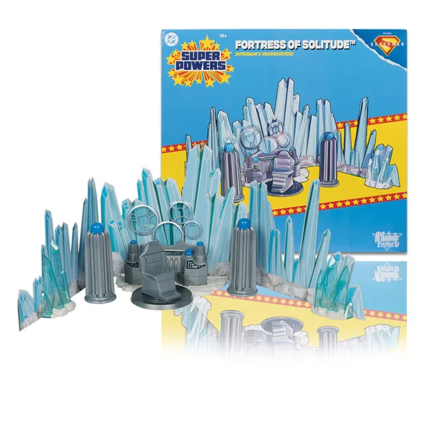 DC Direct Superman Movie Fortress of Solitude Super Powers Playset