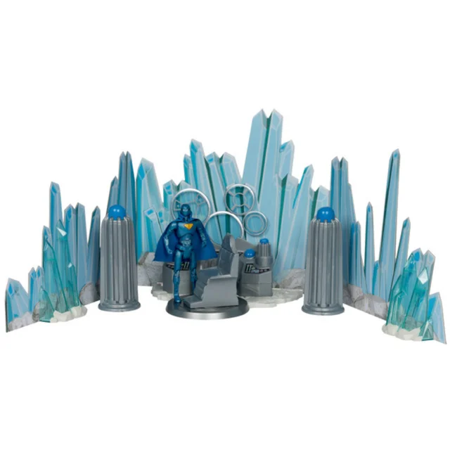 DC Direct Superman Movie Fortress of Solitude with Superman Robot Super Powers Playset (Gold Label)