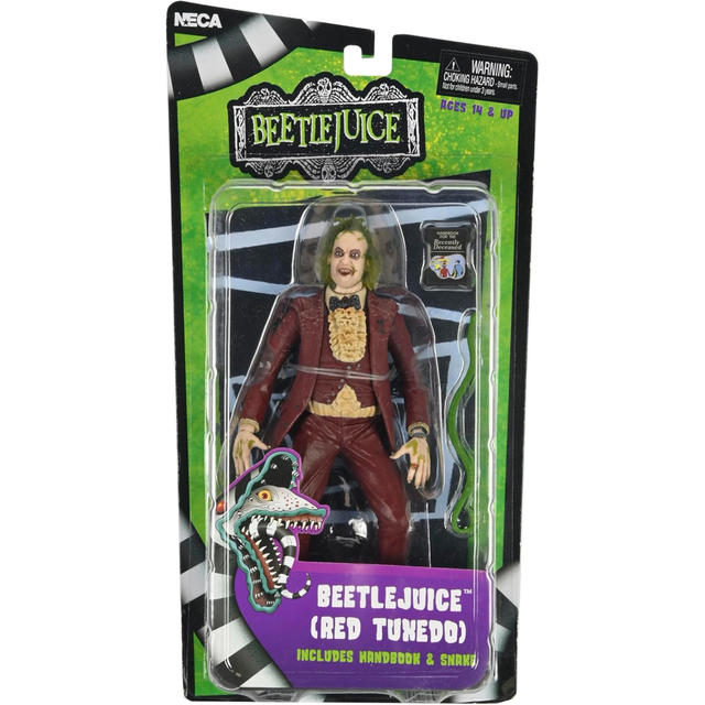 NECA Beetlejuice 7" Figure Red Tuxedo Beetlejuice
