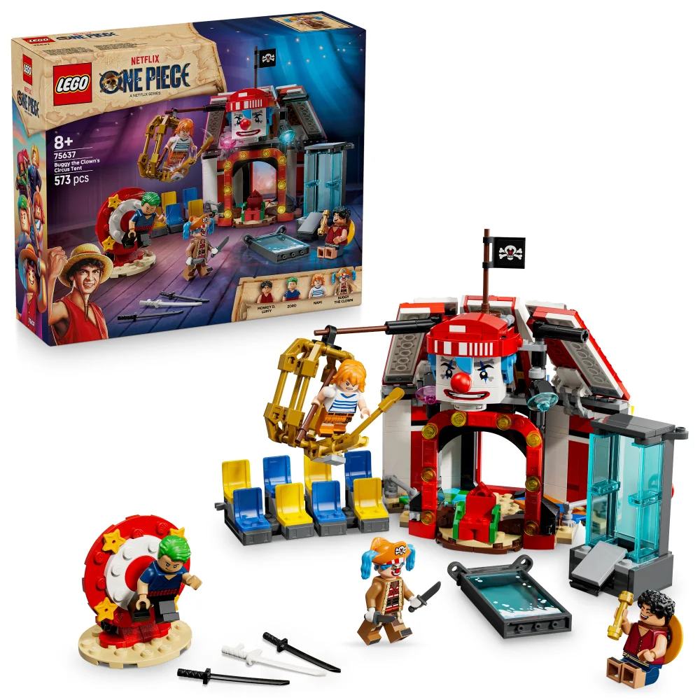 LEGO® ONE PIECE Buggy the Clown’s Circus Tent Model Building Kit 75637 Image 1