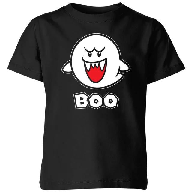Nintendo Super Mario Boo Kids' T-Shirt - Black