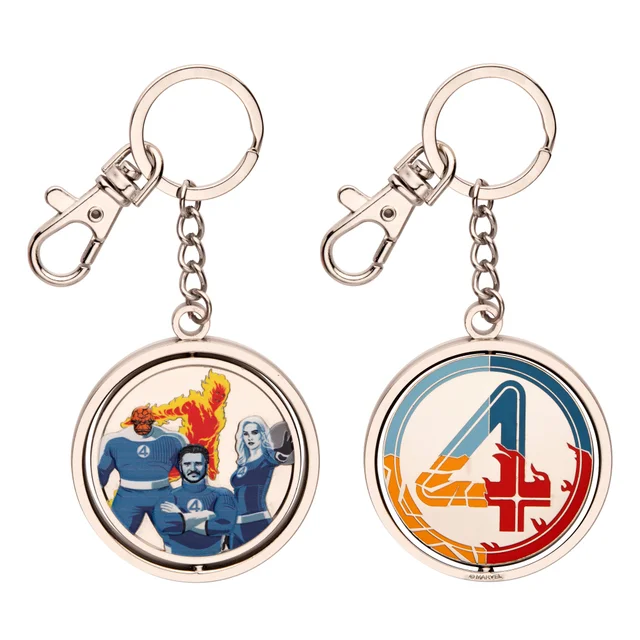 The Fantastic Four: First Steps Rotating Keychain