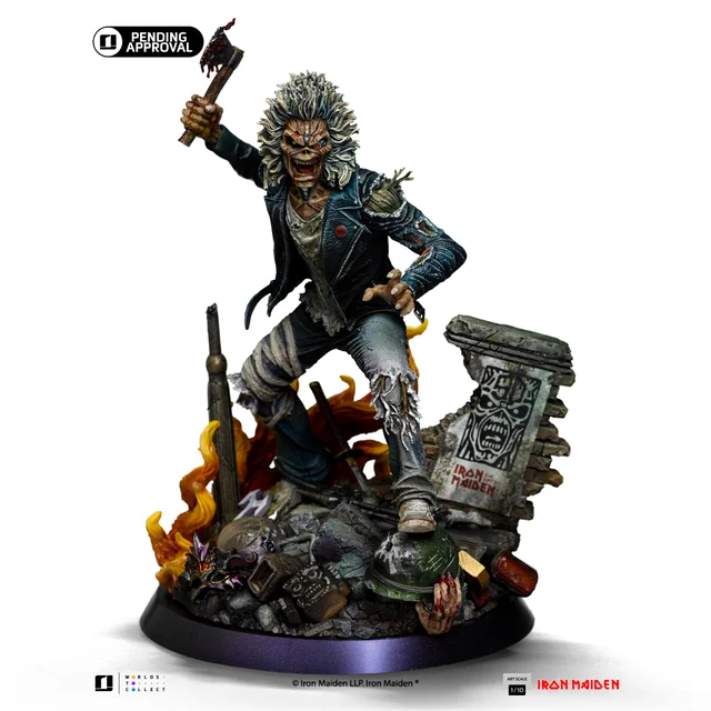 Iron Studios Iron Maiden Eddie 50th Year Anniversary Art Scale 1/10 Statue