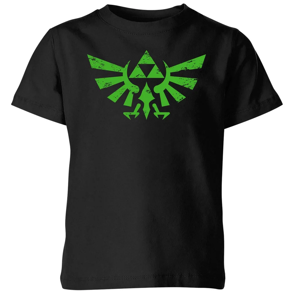 The Legend of Zelda Spray Logo Kids Kids' T-Shirt - Black - 3-4 Years Image 1