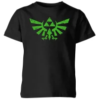 The Legend of Zelda Spray Logo Kids Kids' T-Shirt - Black