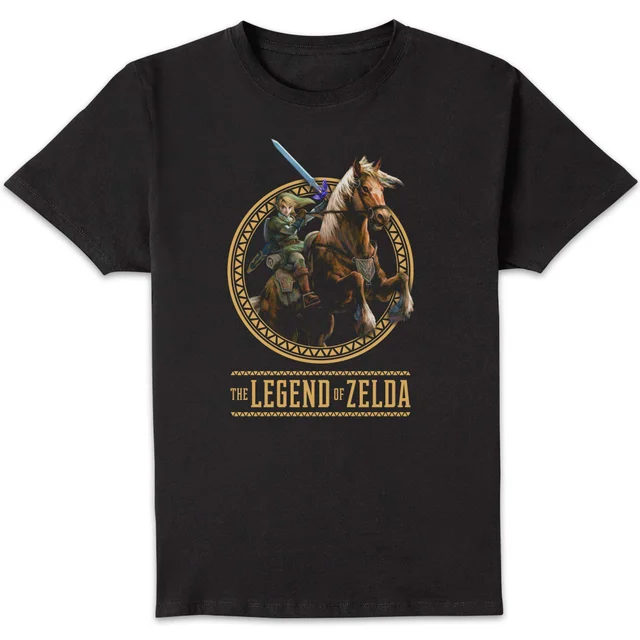 The Legend of Zelda Epona Triangle Unisex T-Shirt - Black