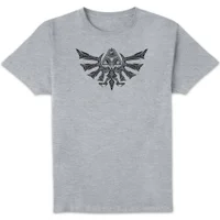 The Legend of Zelda Hyrule Tribal Unisex T-Shirt - Grey