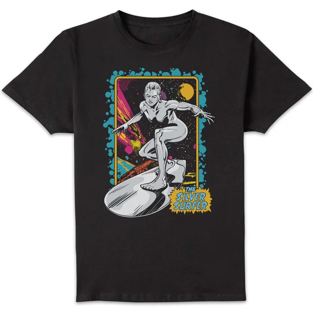 Marvel Fantastic Four The Silver Surfer Unisex T-Shirt - Black