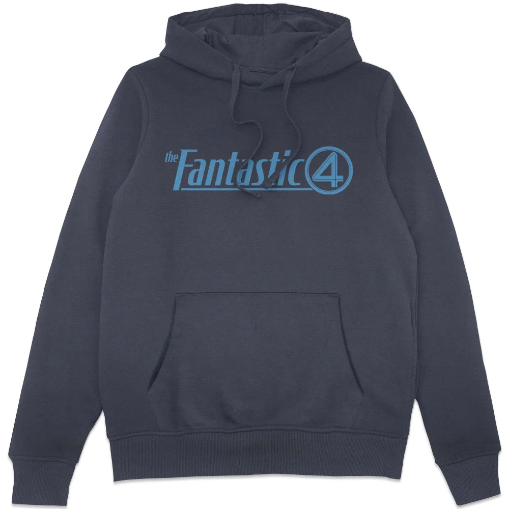 Marvel Fantastic Four Core Logo Hoodie - Navy - S Image 1
