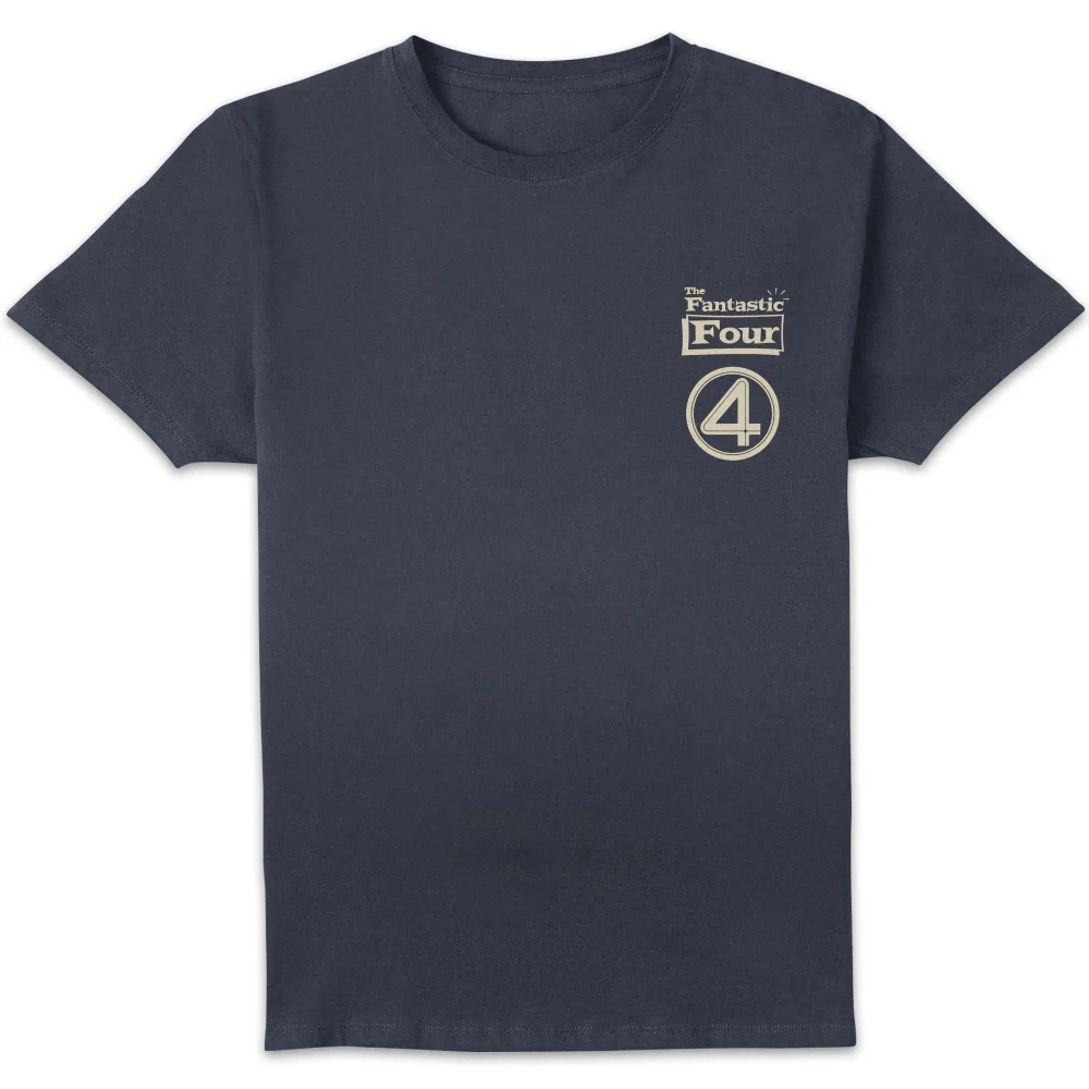 Marvel Fantastic Four Team Roster Unisex T-Shirt - Navy - S Image 1