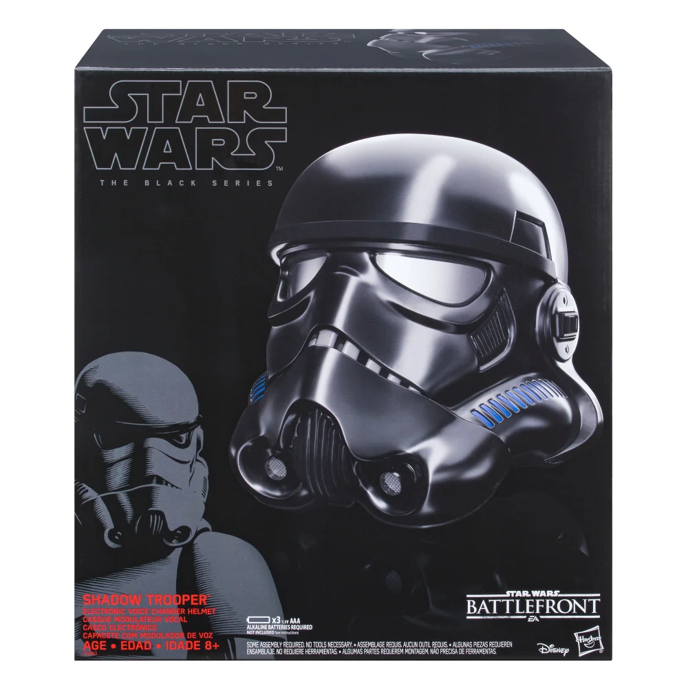 Hasbro Star Wars The Black Series Shadow Trooper Premium Electronic Roleplay Helmet Image 1