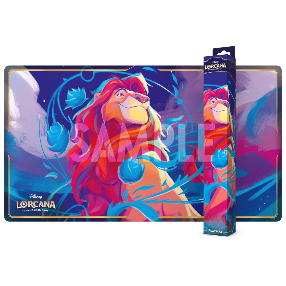 Disney Lorcana Trading Card Game Fabled Mufasa Playmat Image 1