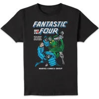 Marvel Fantastic Four Mister Fantastic Vs Doctor Doom Unisex T-Shirt - Black