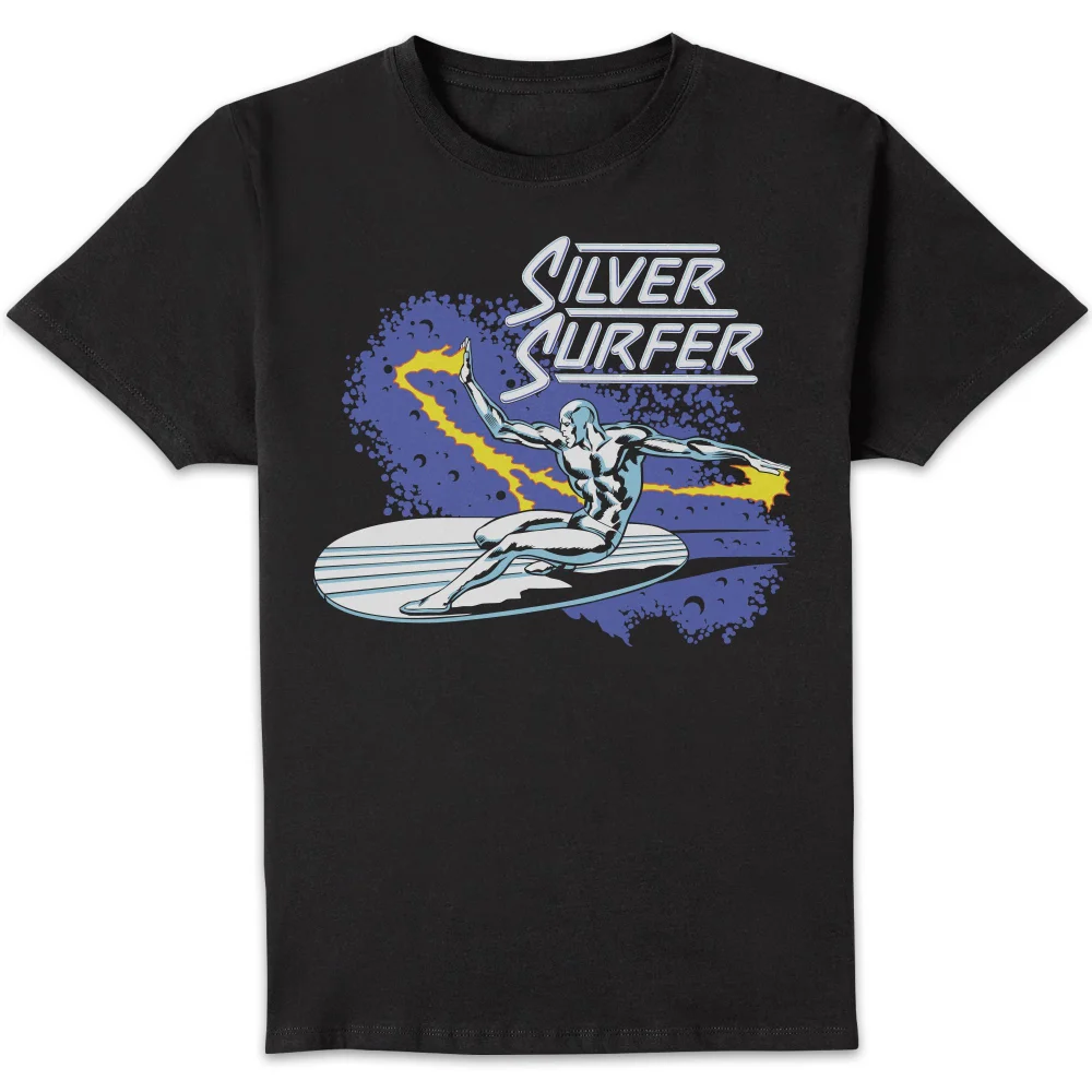 Marvel Fantastic Four Silver Surfer Unisex T-Shirt - Black - M Image 1