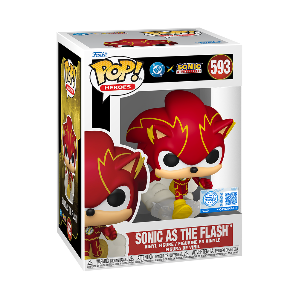 Justice League Sonic - Flash Funko Pop Vinyl Image 1