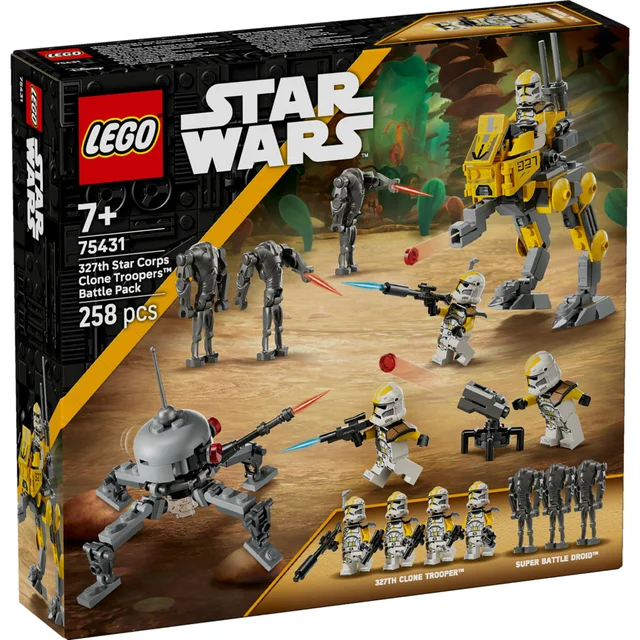 LEGO Star Wars 327th Star Corps Clone Troopers Battle Pack 75431