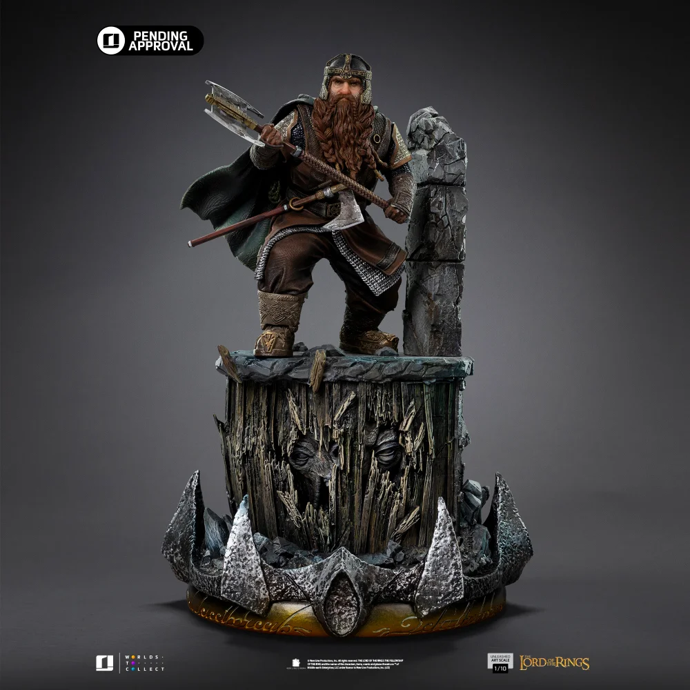 Iron Studios The Lord of the Rings Gimli Unleashed Art Scale 1/10 Scale Statue Image 1
