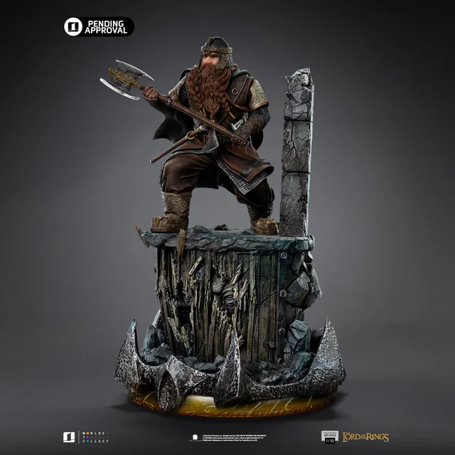 Iron Studios The Lord of the Rings Gimli Unleashed Art Scale 1/10 Scale Statue