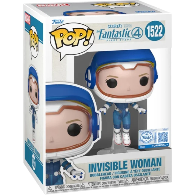 Marvel Funko Pop Fantastic Four Invisible Woman Astronaut