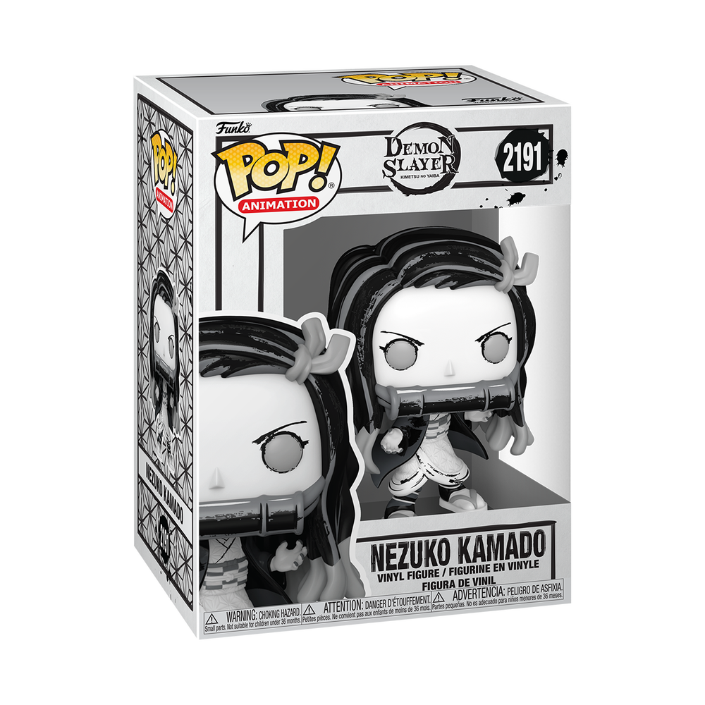POP! Animation: Demon Slayer – Nezuko (Sumi-Ink) Funko POP! Vinyl Image 1