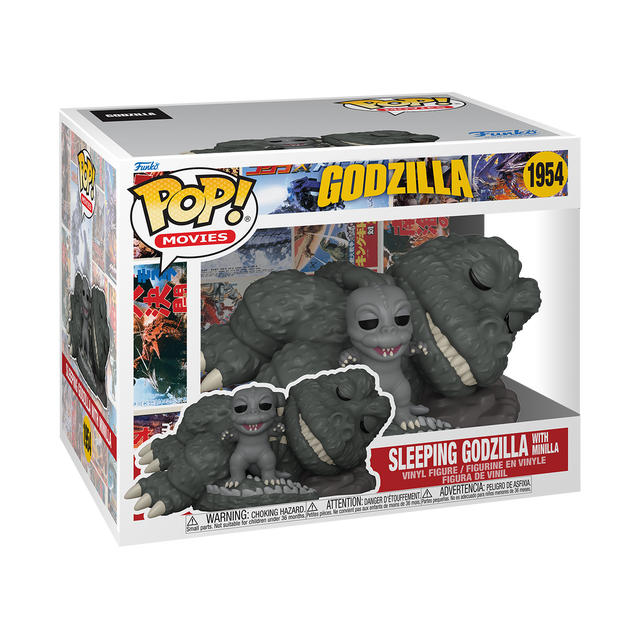 POP Super Sleeping Godzilla with Mini Funko POP Vinyl