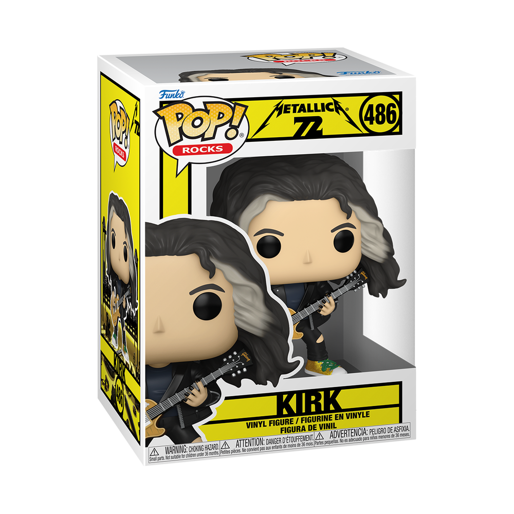 POP Rocks Metallica Kirk Funko POP Vinyl Image 1