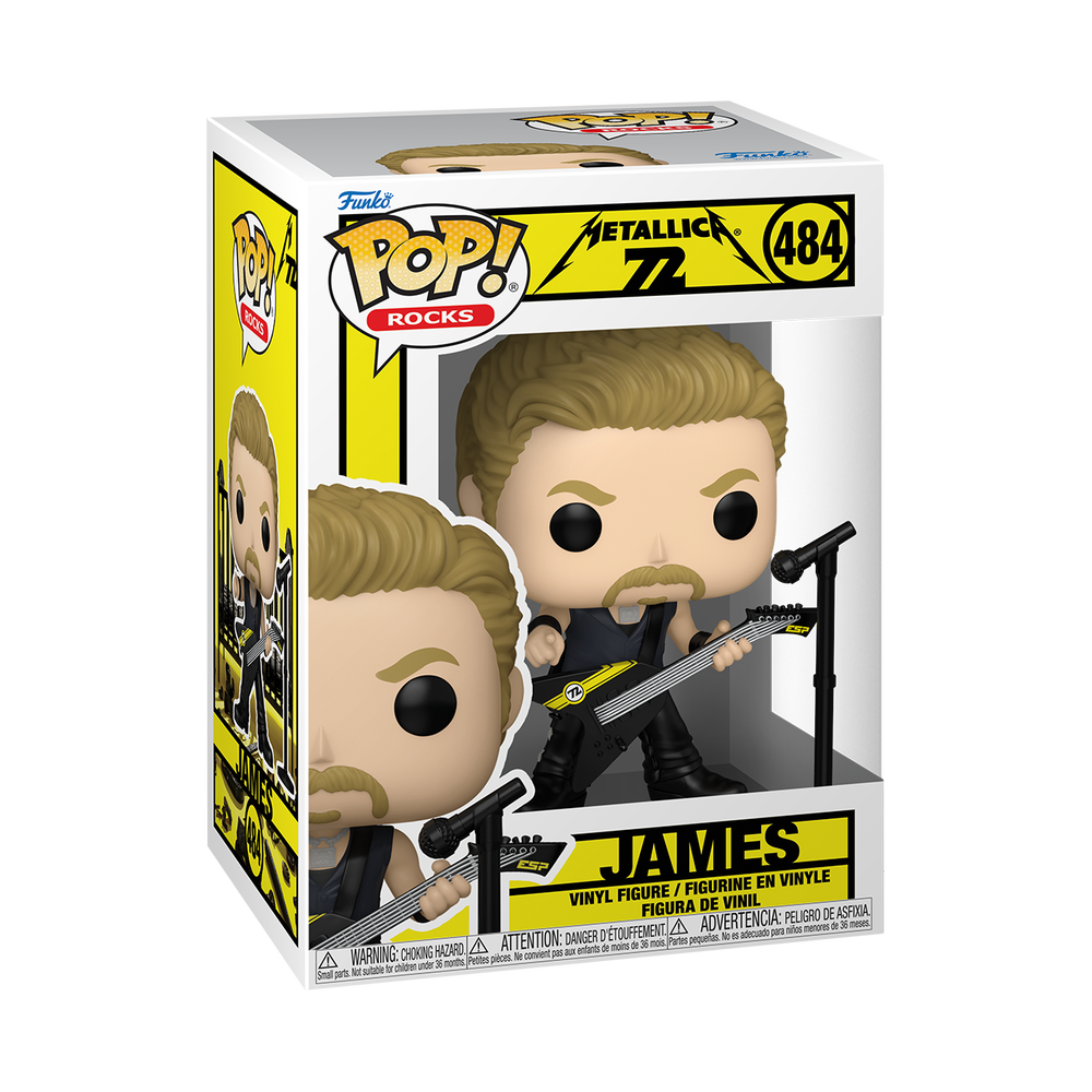POP Rocks Metallica James Funko POP Vinyl Image 1