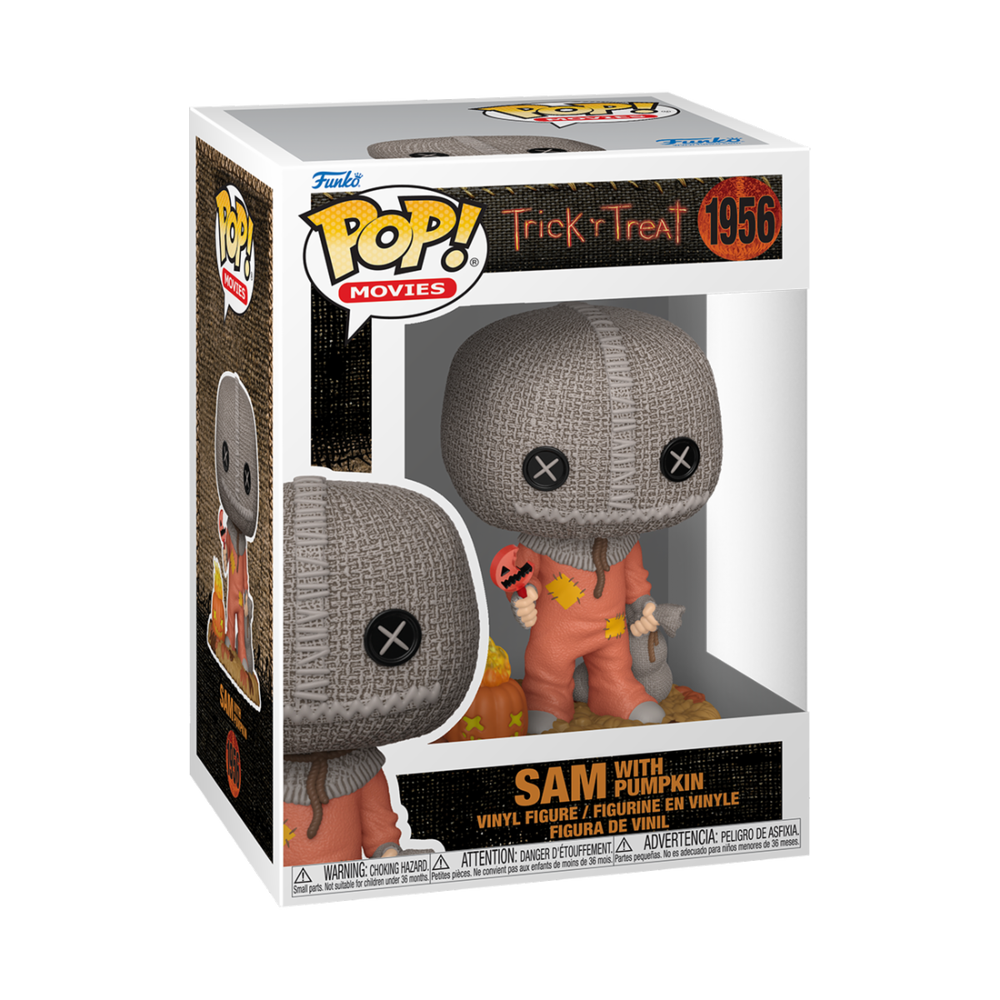 Trick 'r Treat Sam with Pumpkin Funko POP Vinyl Image 1