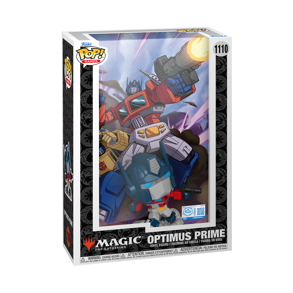 POP! Comic Cover Transformers x MTG- Optimus Prime Funko Pop Vinyl Image 1