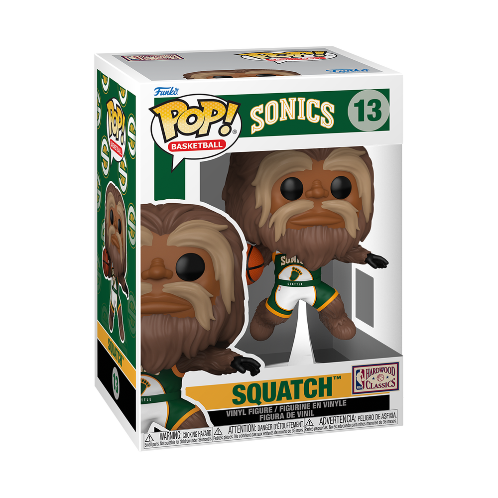 NBA Sonics Sasquatch Funko POP Vinyl Image 1