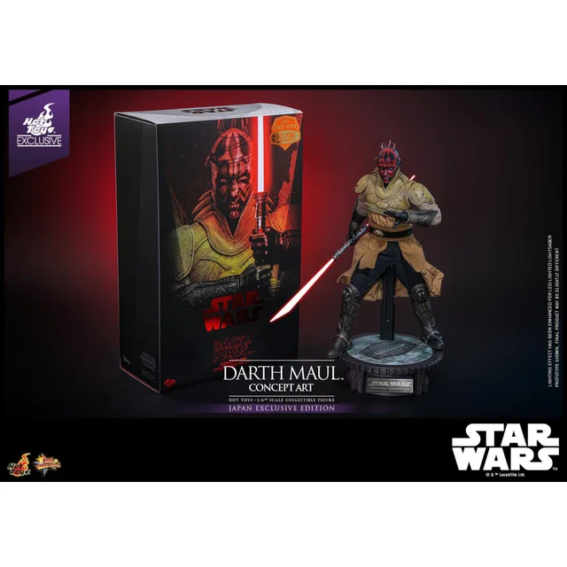 Hot Toys Star Wars Episode I Darth Maul 1/6th Scale Poseable Figure (Concept Art) (35cm)