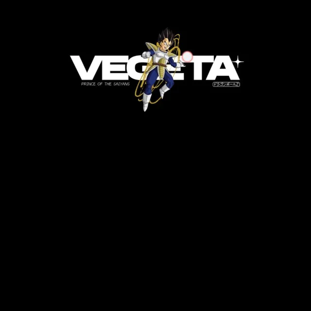 Dragon Ball Z Vegeta Unisex T-Shirt - Black