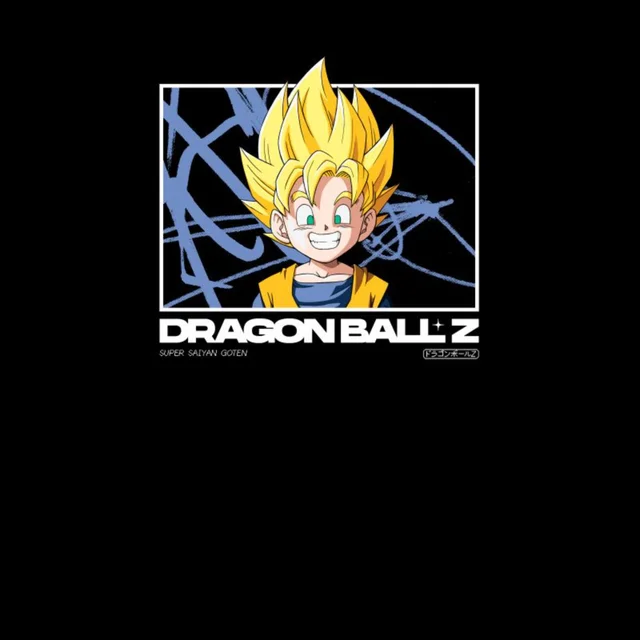 Dragon Ball Z Super Goten Profile Unisex T-Shirt - Black