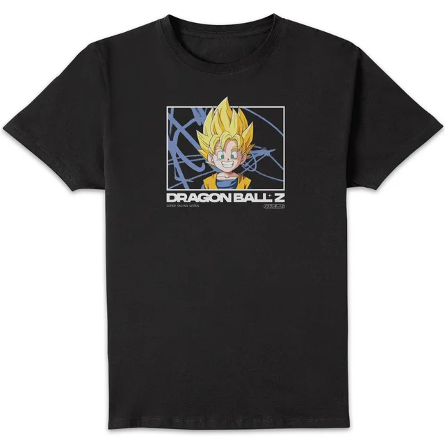 Dragon Ball Z Super Goten Profile Unisex T-Shirt - Black