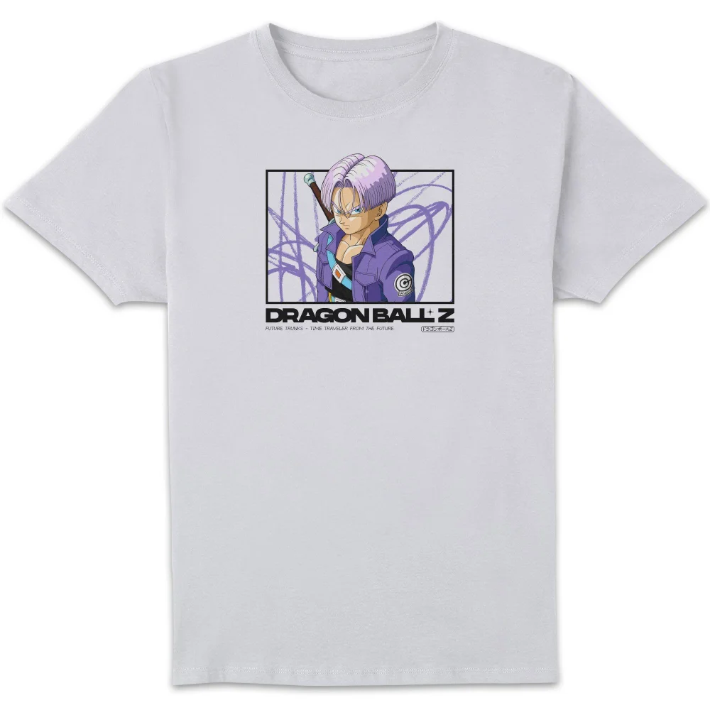 Dragon Ball Z Future Trunks Profile Unisex T-Shirt - White - S Image 1