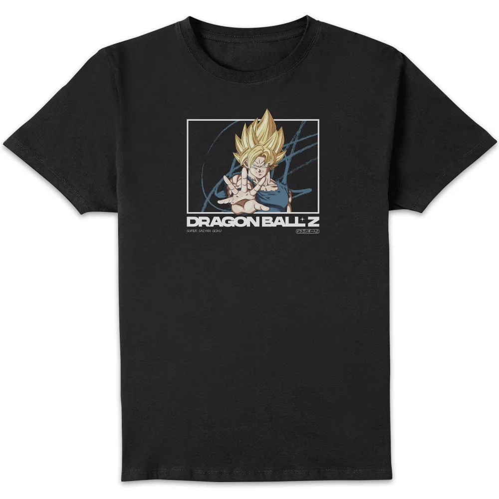 Dragon Ball Z Super Saiyan Goku Profile Unisex T-Shirt - Black - S Image 1