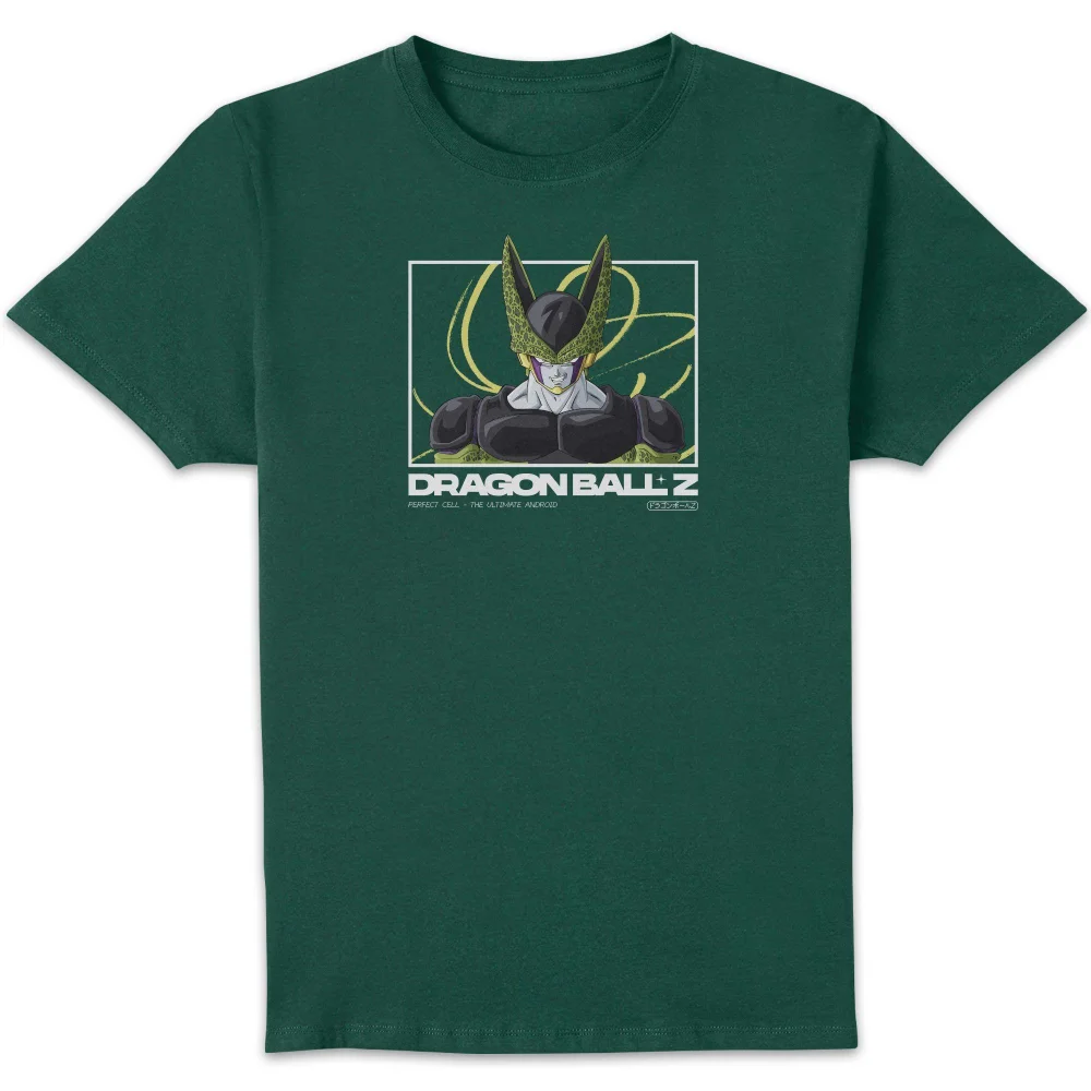 Dragon Ball Z Perfect Cell Profile Unisex T-Shirt - Green - S Image 1