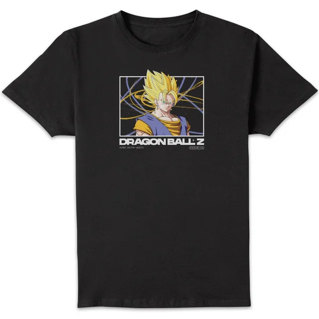 Dragon Ball Z Super Saiyan Vegito Profile Unisex T-Shirt - Black
