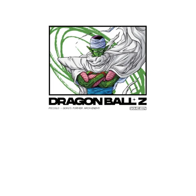 Dragon Ball Z Piccolo Profile Unisex T-Shirt - White