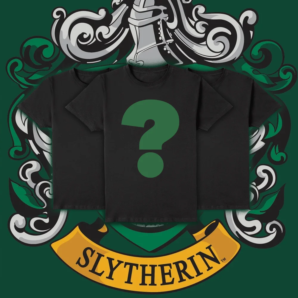 Harry Potter Slytherin Unisex T-Shirt Mystery 3-Pack - S Image 1