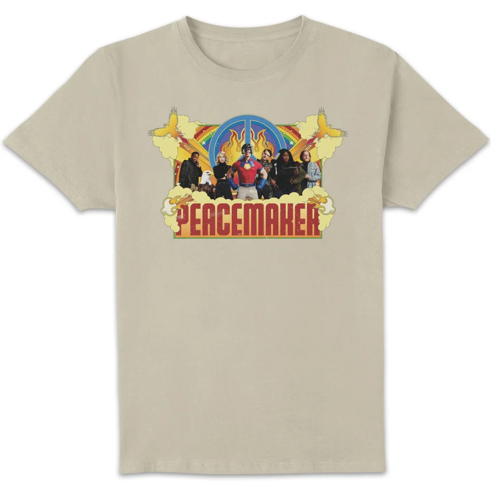 DC Comics Peacemaker Rainbow Unisex T-Shirt - Cream - S Image 1