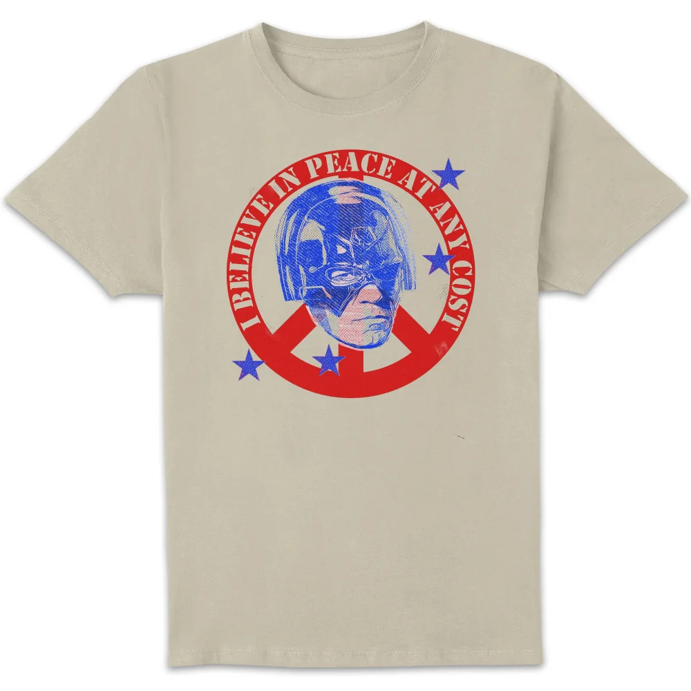 DC Comics Peacemaker Believe In Peace At Any Cost Unisex T-Shirt - Cream - XXL Image 1